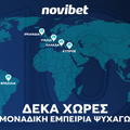 Novibet: Δυναμική παρουσία σε 10 χώρες